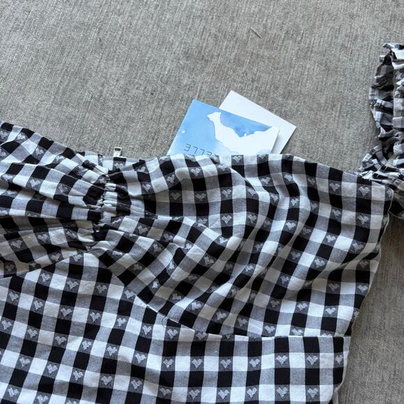 NWT Majorelle Gingham Top - Picture 3 of 5